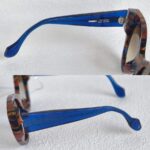 Fendi Fanny Sunglasses Brown/Blue with Acetate and Silver Hardware #OOUE-78 - Image 3