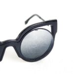 Fendi Sunglasses Black Metal with Acetate and Silver Hardware #OOUE-79 - Image 6