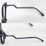 Fendi Sunglasses Black Metal with Acetate and Silver Hardware #OOUE-79 - Image 4