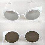 Fendi Sunglasses White Metal Frame with Silver Hardware #OOUE-80 - Image 2