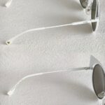 Fendi Sunglasses White Metal Frame with Silver Hardware #OOUE-80 - Image 3
