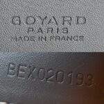 Goyard Commando Clutch Black/Grey with Goyardine Canvas/Calf Leather and Silver Hardware #GUETY-1 - Image 10