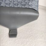 Goyard Commando Clutch Black/Grey with Goyardine Canvas/Calf Leather and Silver Hardware #GUETY-1 - Image 8