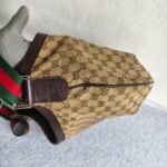Gucci Hobo Bag Brown Canvas/Leather and Silver Hardware #OORU-23 - Image 9