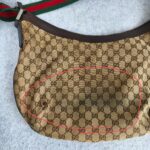 Gucci Hobo Bag Brown Canvas/Leather and Silver Hardware #OORU-23 - Image 5