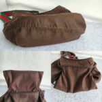 Gucci Hobo Bag Brown Canvas/Leather and Silver Hardware #OORU-23 - Image 25