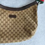 Gucci Hobo Bag Brown Canvas/Leather and Silver Hardware #OORU-23 - Image 3