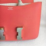 Hermes Constance 24cm Pink with Epsom Leather and Palladium Plated Hardware #ORSU-2 - Image 5