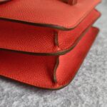 Hermes Constance 24cm Pink with Epsom Leather and Palladium Plated Hardware #ORSU-2 - Image 14