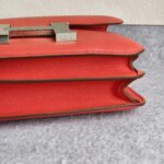 Hermes Constance 24cm Pink with Epsom Leather and Palladium Plated Hardware #ORSU-2 - Image 13