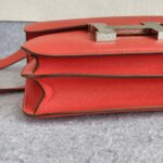 Hermes Constance 24cm Pink with Epsom Leather and Palladium Plated Hardware #ORSU-2 - Image 12