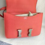 Hermes Constance 24cm Pink with Epsom Leather and Palladium Plated Hardware #ORSU-2 - Image 3