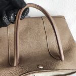 Hermes Garden Party 36 Etoupe with Negonda Leather and Palladium Plated Hardware #OROY-4 - Image 19