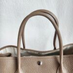 Hermes Garden Party 36 Etoupe with Negonda Leather and Palladium Plated Hardware #OROY-4 - Image 18