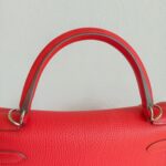 Hermes Kelly 28cm Pivoine with Togo Leather and Palladium Plated Hardware #OROY-1 - Image 23