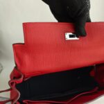 Hermes Kelly 28cm Pivoine with Togo Leather and Palladium Plated Hardware #OROY-1 - Image 28