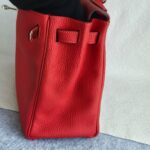 Hermes Kelly 28cm Pivoine with Togo Leather and Palladium Plated Hardware #OROY-1 - Image 10