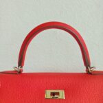 Hermes Kelly 28cm Pivoine with Togo Leather and Palladium Plated Hardware #OROY-1 - Image 22