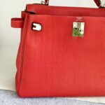 Hermes Kelly 28cm Pivoine with Togo Leather and Palladium Plated Hardware #OROY-1 - Image 3