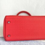 Hermes Kelly 28cm Pivoine with Togo Leather and Palladium Plated Hardware #OROY-1 - Image 13