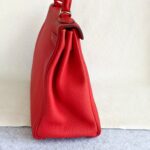 Hermes Kelly 28cm Pivoine with Togo Leather and Palladium Plated Hardware #OROY-1 - Image 7