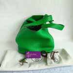 Hermes Picotin 22cm Bamboo Green with Clemence Leather and Palladium Plated Hardware #ORRE-2 - Image 2