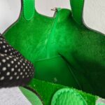 Hermes Picotin 22cm Bamboo Green with Clemence Leather and Palladium Plated Hardware #ORRE-2 - Image 20