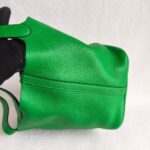 Hermes Picotin 22cm Bamboo Green with Clemence Leather and Palladium Plated Hardware #ORRE-2 - Image 4