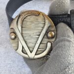 LV Belt Size 90/36 Black Leather with Silver Hardware #OORC-23 - Image 2