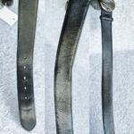 LV Belt Size 90/36 Black Leather with Silver Hardware #OORC-23 - Image 4