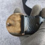 LV Belt Size 90/36 Black Leather with Silver Hardware #OORC-23 - Image 3