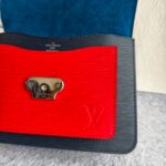 LV Neo Monceau Bag Blue/Red/Green with Epi Leather and Silver Hardware #ORTY-1 - Image 5