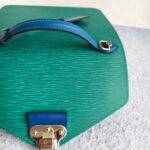 LV Neo Monceau Bag Blue/Red/Green with Epi Leather and Silver Hardware #ORTY-1 - Image 13