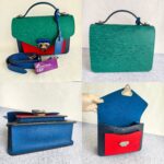 LV Neo Monceau Bag Blue/Red/Green with Epi Leather and Silver Hardware #ORTY-1 - Image 2