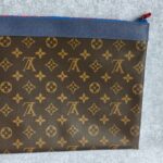 LV Pochette Apollo GM Brown/Blue/Red with Monogram Coated Canvas/Leather and Red Hardware #ORYS-1 - Image 6