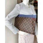 LV Pochette Apollo GM Brown/Blue/Red with Monogram Coated Canvas/Leather and Red Hardware #ORYS-1 - Image 18