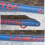 LV Pochette Apollo GM Brown/Blue/Red with Monogram Coated Canvas/Leather and Red Hardware #ORYS-1 - Image 10