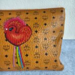 MCM Sling Bag Brown with Visetos Canvas and Gold Hardware #ORSE-4 - Image 5