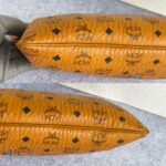 MCM Sling Bag Brown with Visetos Canvas and Gold Hardware #ORSE-4 - Image 10