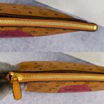 MCM Sling Bag Brown with Visetos Canvas and Gold Hardware #ORSE-4 - Image 9