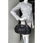 Prada Bag Black with Nylon/Lambskin and Silver Hardware #OORU-18 - Image 31