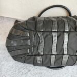 Prada Bag Black with Nylon/Lambskin and Silver Hardware #OORU-18 - Image 10