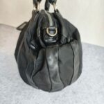 Prada Bag Black with Nylon/Lambskin and Silver Hardware #OORU-18 - Image 7