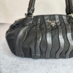 Prada Bag Black with Nylon/Lambskin and Silver Hardware #OORU-18 - Image 3