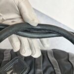 Prada Bag Black with Nylon/Lambskin and Silver Hardware #OORU-18 - Image 22