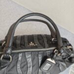Prada Bag Black with Nylon/Lambskin and Silver Hardware #OORU-18 - Image 19