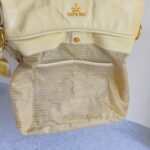 Prada Bag Light Cream/Grey with Glaced Calfskin and Gold Hardware #ORSE-2 - Image 25