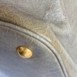 Prada Bag Light Cream/Grey with Glaced Calfskin and Gold Hardware #ORSE-2 - Image 14