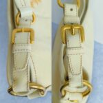 Prada Bag Light Cream/Grey with Glaced Calfskin and Gold Hardware #ORSE-2 - Image 18