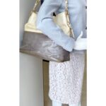 Prada Bag Light Cream/Grey with Glaced Calfskin and Gold Hardware #ORSE-2 - Image 29